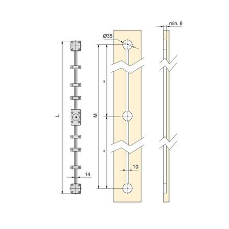 Podstawa obrotowa Giro Base 4, 100 kg, Stal, Ocynkowany