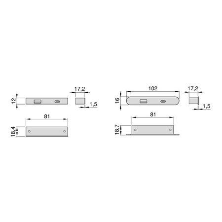 Ładowarka USB A+C Linky 5V/9V DC 3A (15W) Czarny Emuca