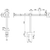 Uchwyt na dwa monitory 13-32 cale montaż do biurka EMUCA