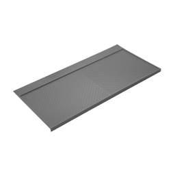 Osłona dna szafki kuchennej Sink 1163x580 mm M120 Szaro-antracytowa Emuca