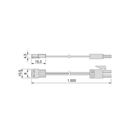 Kabel LED Lynx Q 12V DC, 36W 1 szt. Emuca