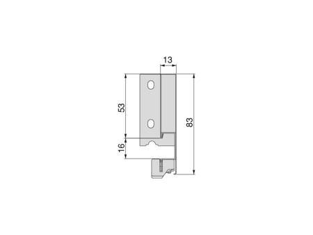 Szuflada Emuca L-450 H-83 Super Niska z systemem cichego domyku Biała zewnętrzna 40 kg Vertex 3D