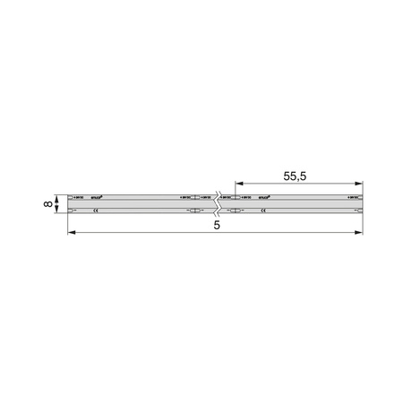 Taśma LED Lynx Premium COB 9,6 W/m IP20 (24V DC), 5 m, 2700K Emuca